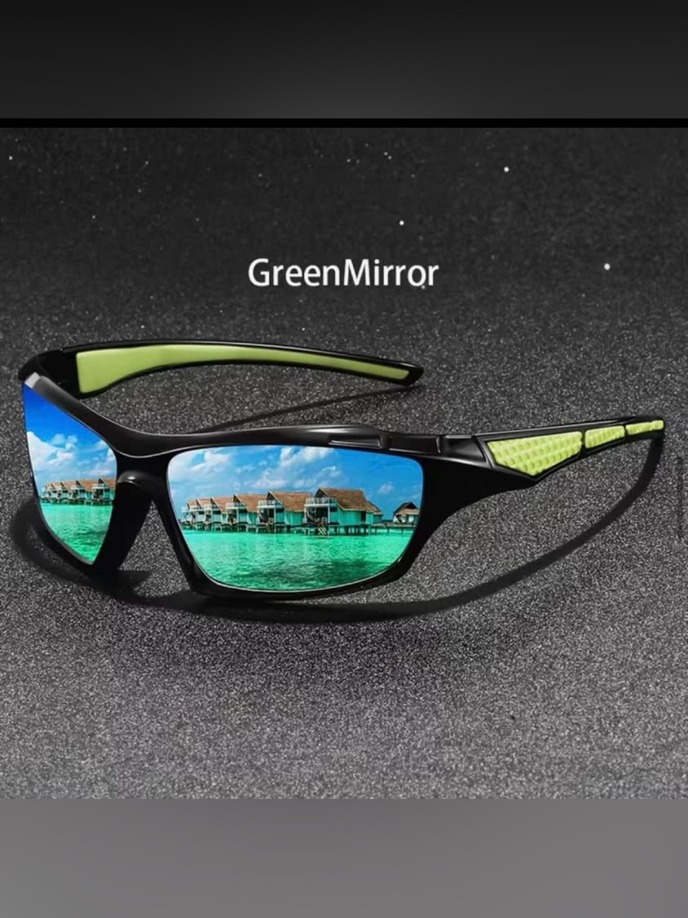Green Mirror Sunglasses